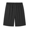 Men's Elastic Waist Casual Shorts with Drawstring and Zip Pockets Relaxed Fit Lightweight Breathable Fabric for Daily Wear