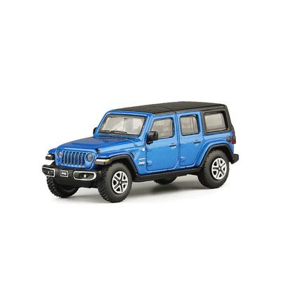 Jeep Wrangler Sahara 2019 v měřítku 1/64 Model auta Diecast Kolekce vozidel Dárek pro děti