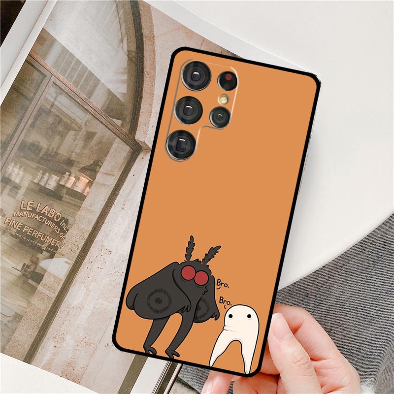 Mothman Night Grey Fundas For Samsung Galaxy S23 S20 FE S21 Ultra Note 20 Note 10 S8 S9 S10 Plus S22 Ultra Case