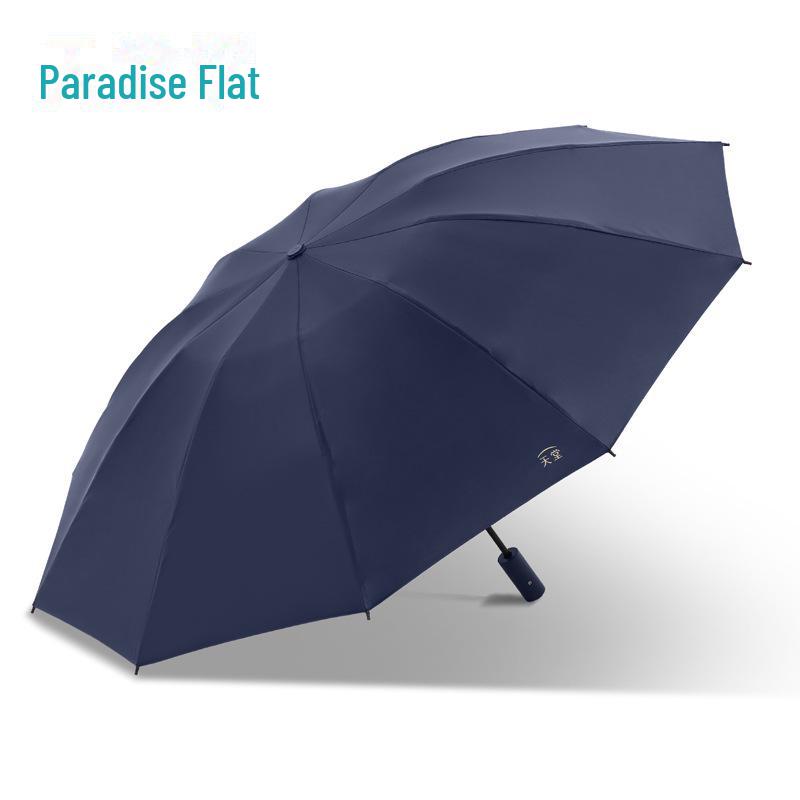 Paradise Czarny Klej Ochrona UV Parasol Dwufunkcyjny: Kompaktowy, Składany i Idealny na Słoneczne lub Deszczowe Dni