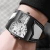 Luxury Men Watches Big Dial Quartz Watch Casual Leather Band Men Sports Wristwatches Relogio Masculino