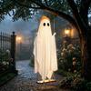 Outdoor Halloween Atmosphere Lights Decorations Indoor, IP44 Waterproof Light Up Hanging Swing Cute Ghost Decoration, DIY Party Props Standing