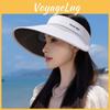 Polyester Sun Protection Hat With Large Brim For Summer Outdoor Activities