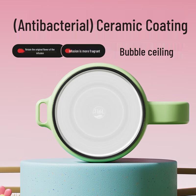 RELEA Ceramic-Lined Insulated Bottle with Handle 1300ml