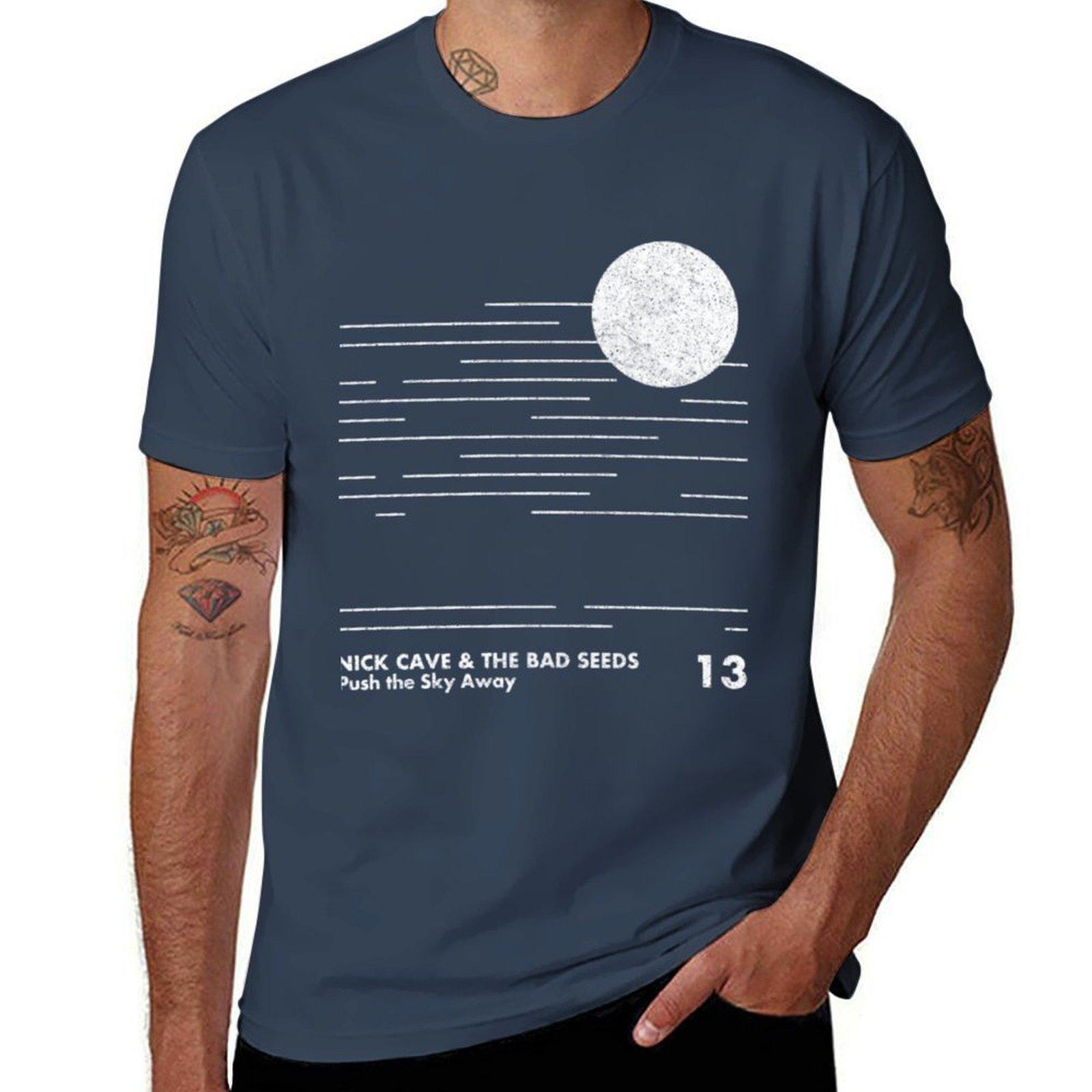 Nick Cave The Bad Seeds Minimal Graphic Design Tribute TShirt Plus Size Summer Casual TShirt S