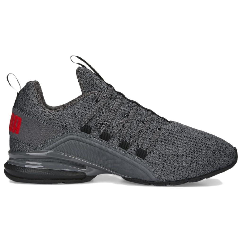 Puma Axelion Refresh Šedá Červená Pánské Tenisky Černá Cool-Dark-Grey 377911-02