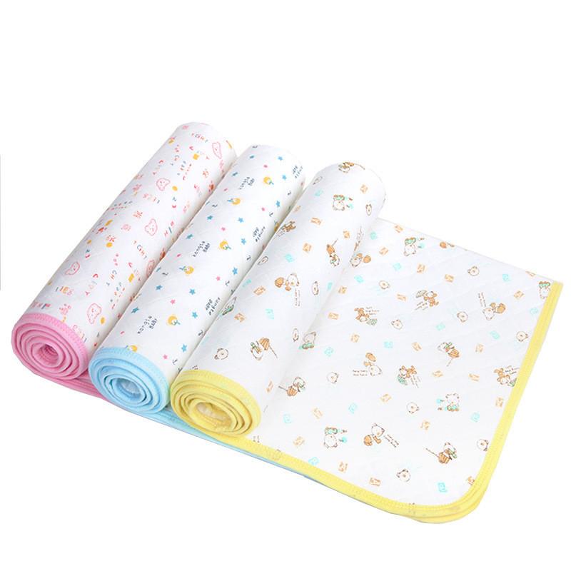 Reusable Waterproof Children Cotton Bed Pad Absorbent Layer Baby Comfort Toddler