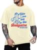Men's Baseball Shirts - "Take Me Out To The Ballgame" Casual Short Sleeve Tee