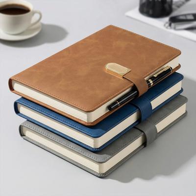 A5 Custom Business Buckle Notepad & Thickened Diary Gift Set
