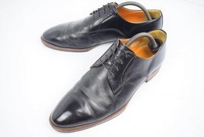 Mr.JUNKO Genuine Leather U-Tip Shoes [26.0/Black] Men’s Dress Shoes Business(USED)