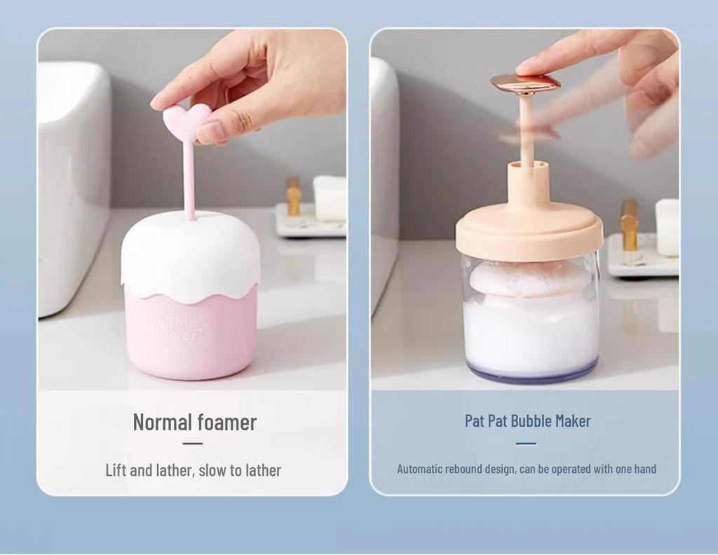 Portable Press-Type Facial & Shampoo Foam Maker