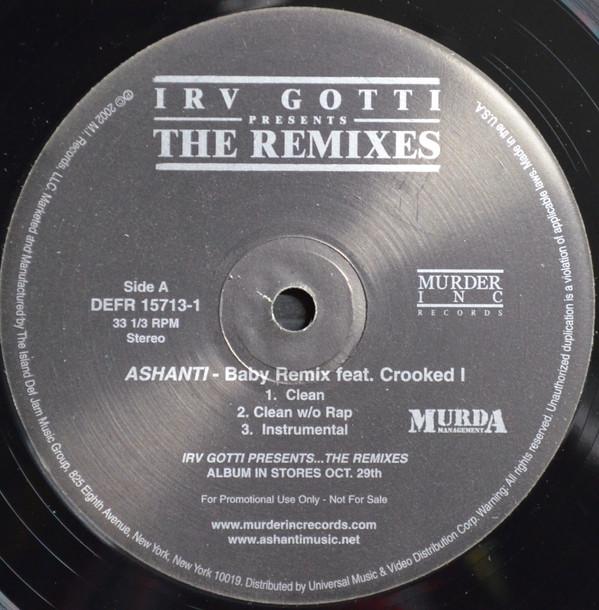 

12inch Record ASHANTI - Baby Remix DEFR157131PROMO Murder Inc Reco 2002 US Soul/Funk Used