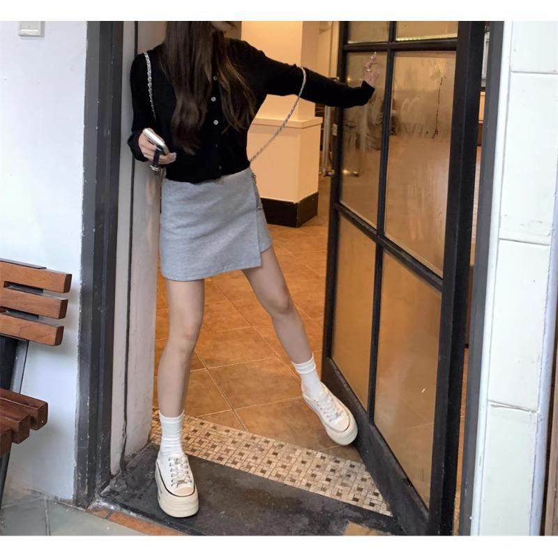 

Crew neck knitted cardigan women s spring and autumn soft and comfortable loose long-sleeved top new women s sweater jacket one size fits all чёрный