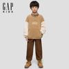 Gap Boys' Fleece Logo Quarter-Zip Sweatshirt