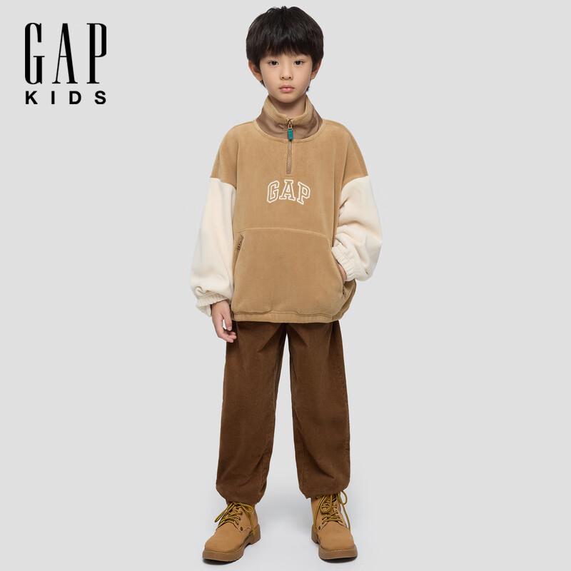 Gap Boys  Fleece Logo Quarter-Zip Sweatshirt 160/76