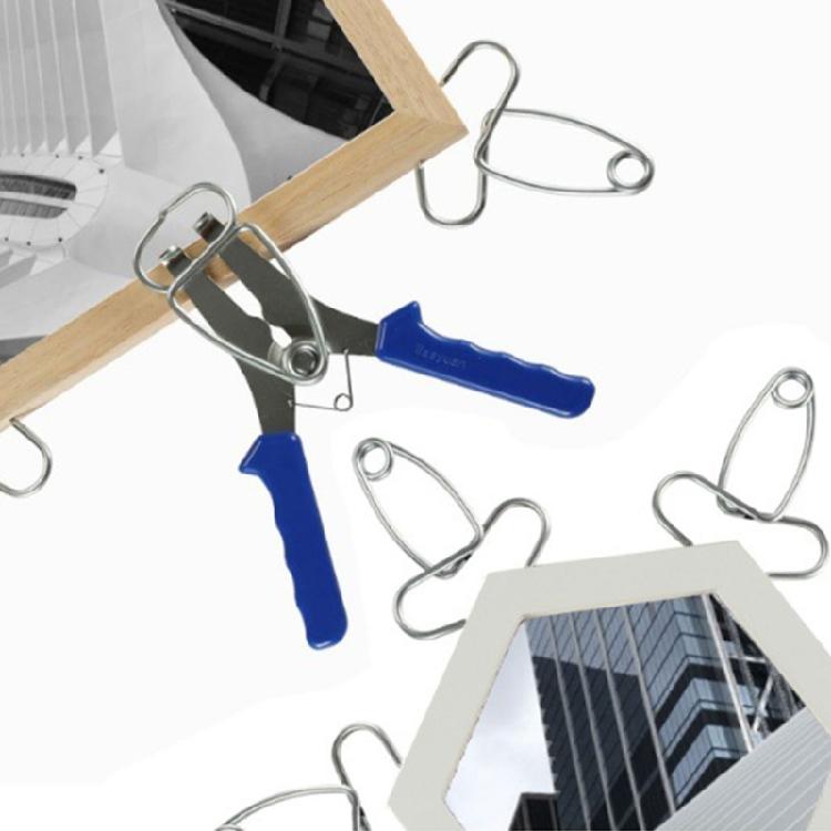 1/10Pcs Miter Spring Clamps Clip for Woodworking Spring Clamps for Wood Trim Molding Pictures Frame Trim Corner Loaded