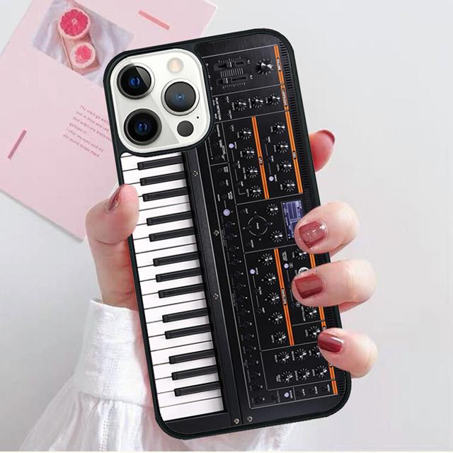 Synth Synthesizer Pattern Coque Shell For iPhone 17 Air 15 16 14 13 12 Pro Max 11 Pro Max Plus Phone Case Cover