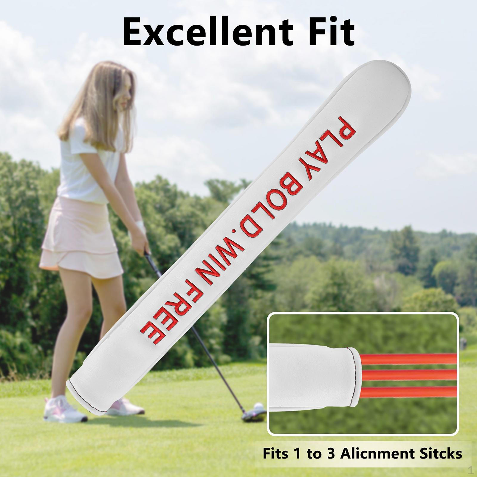 

Cover for Golf And Alignment Rods. Case Target Practice. белый