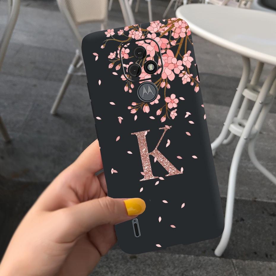 

Luxury Letter Phone Case For Motorola Moto E7 E7i Power Moto E7 Plus 2020 Soft Black Silicon Cases For MOTOE7 E 7 7i Powe E7plus Moto E7 Plus темно-коричневого кольору