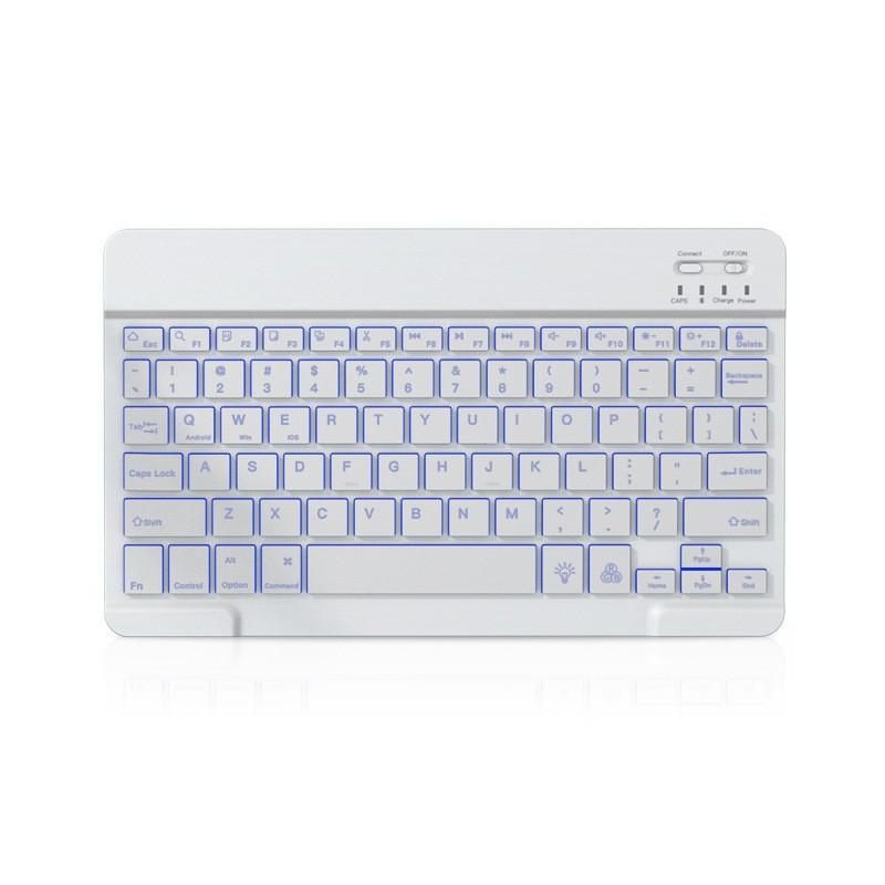 RGB Backlit Bluetooth Keyboard & Silent Wireless Mouse for iPad, Huawei & Tablets