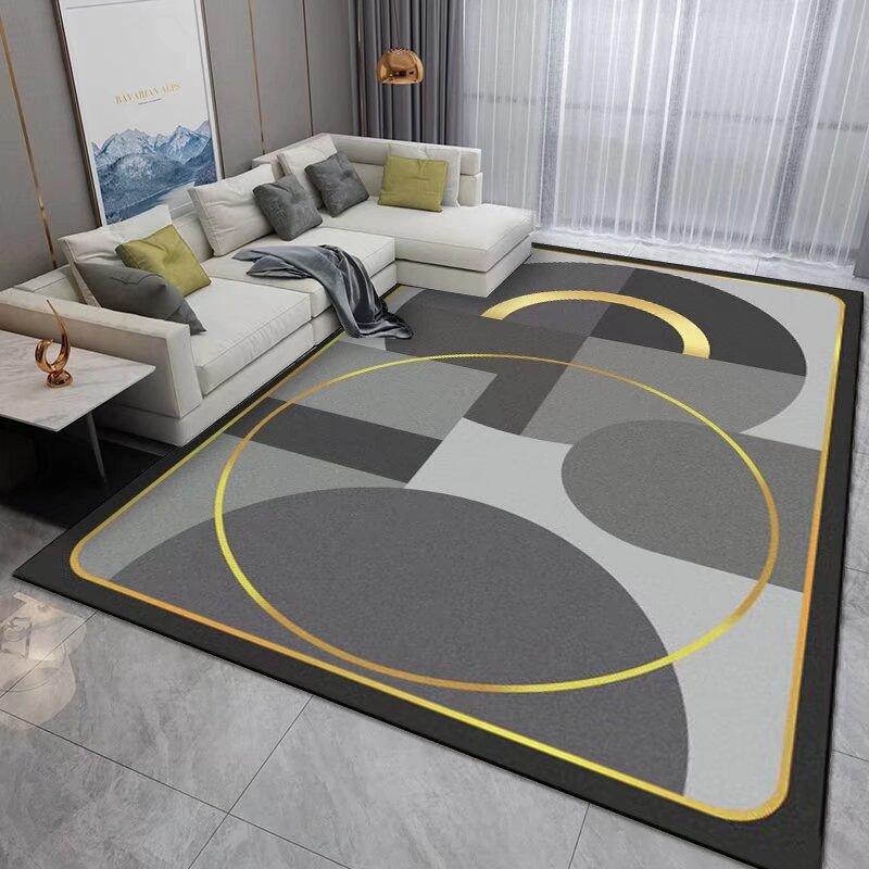 Modern Carpets for Living Room Non-slip kitchen floor carpet Geometric Bedroom Decoration Large Rug Coffee Tables Mat Washable