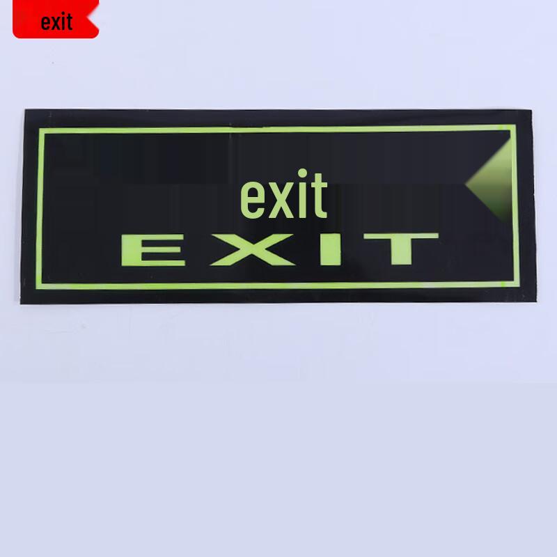 

WEZHO Luminous Fire Safety Exit Arrow Signs (20-Pack)