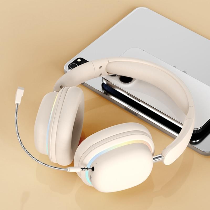 Bluetooth-compatible Headphones Wireless Bluetooth-compatible Foldable Headphones Over Ear for Travel Cellphone PC