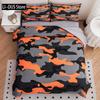 Camouflage Duvet Cover Set Abstract Soft Colors Pattern Decorative 3 Piece Bedding Set with 2 Pillow Sham Twin King Full Size