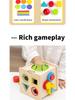8-in-1 Montessori Early Education Toy: Shape & Color Matching, Ball & Coin Toss, Fine Motor Skills