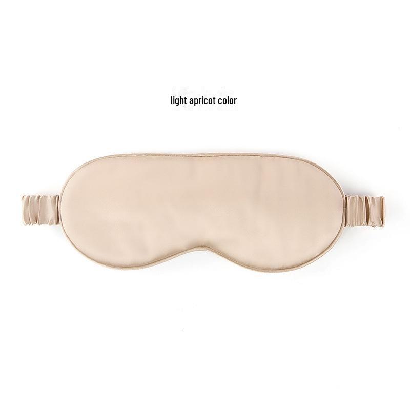 Butterfly Embroidered Silk Eye Mask - 19 Momme Double-Sided Mulberry Silk with Shade and Embroidered Logo