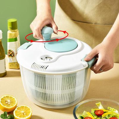 Multifunction Manual Salad Spinner Dryer Vegetable Fruit Food Dehydrator Quick Drying Kitchen Household Vegetable Dehydrator
