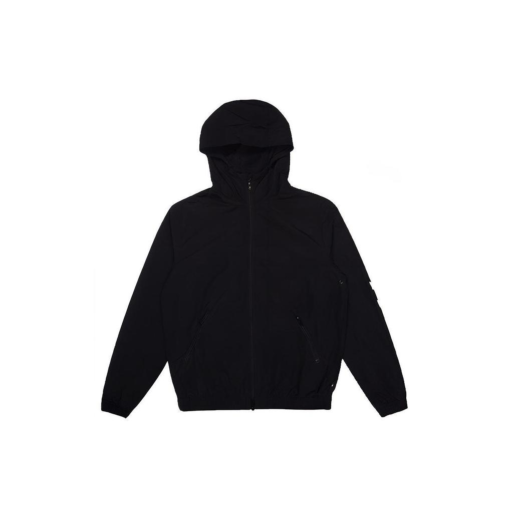 Converse Jackets Men's Black Hooded Moderate Other 10017080-A03