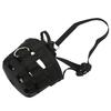 Black Horse Grazing Muzzle Easy Breathe Horse Mouth Cover with Large Holes Anti Biting Horse Muzzles for Equestrian