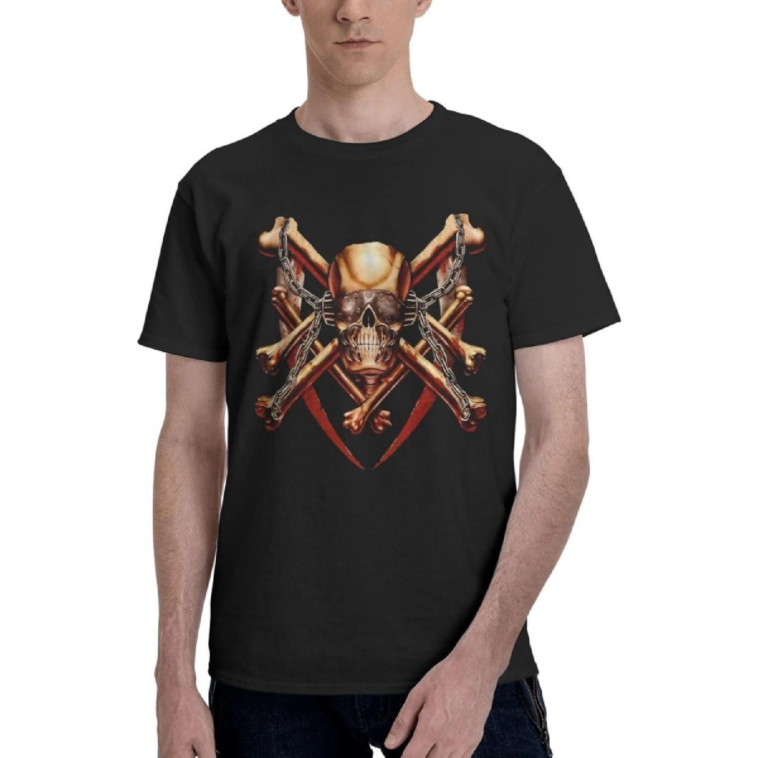 MADABO for Megadeth Rock Band Mens T-Shirts Short Sleeve Breathable Loose-Fit Classic-Fit Black XXXXXL разноцветный