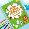 Step-by-Step Guide Animals Drawing Book Figure Templates Painting Book  Kids Activities