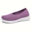 Chaussures à Enfiler en Mesh Printemps pour Femmes d'Âge Moyen et Âgées - Semelle Souple, Style Décontracté Confortable