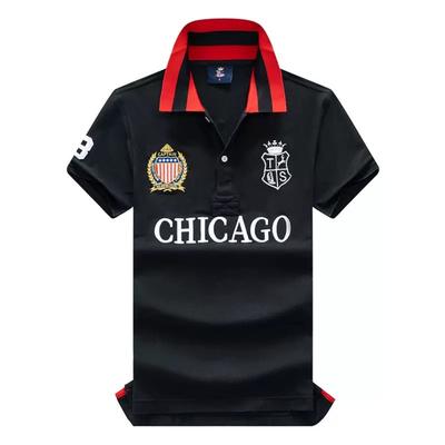STORN Men's High-Quality Cotton Polo Shirt Cotton Embroidered Leisure Sport T Shirt for Men