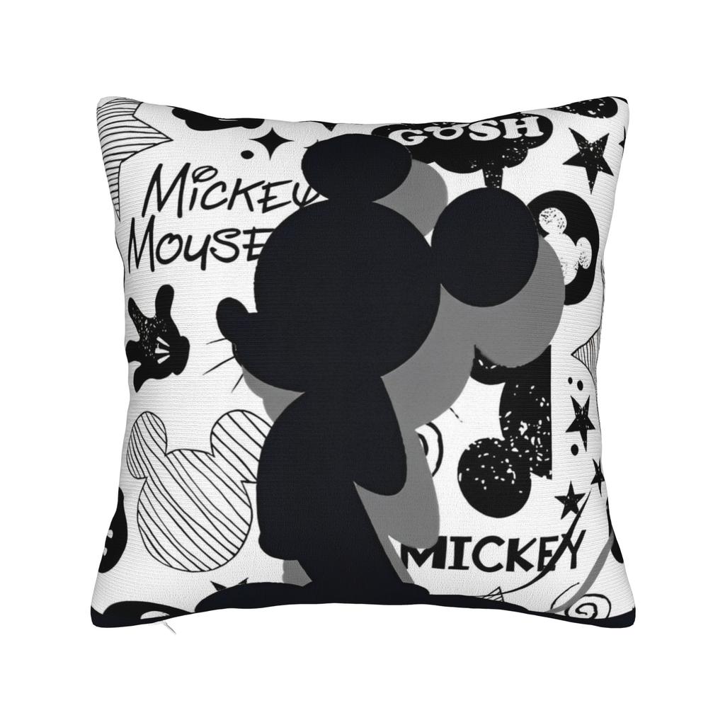 Mickey and Minnie Mouse Holiday Throw Pillow Cover Decorative Pillow Christmas Design , Customized Pillowcover Home Decor