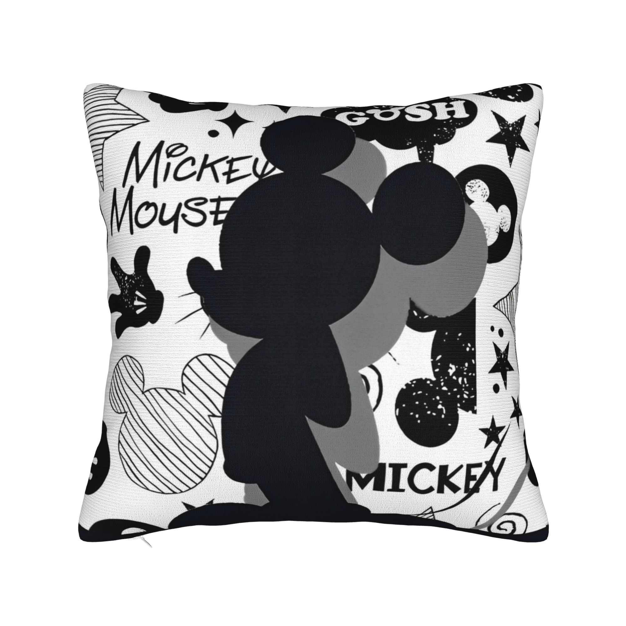 

Kawaii Mickey Mouse Christmas Square Pillow Case Cushion Cover Awesome Decor Throw Pillow Case Cover for Seat 40*40cm 30cmx30cm