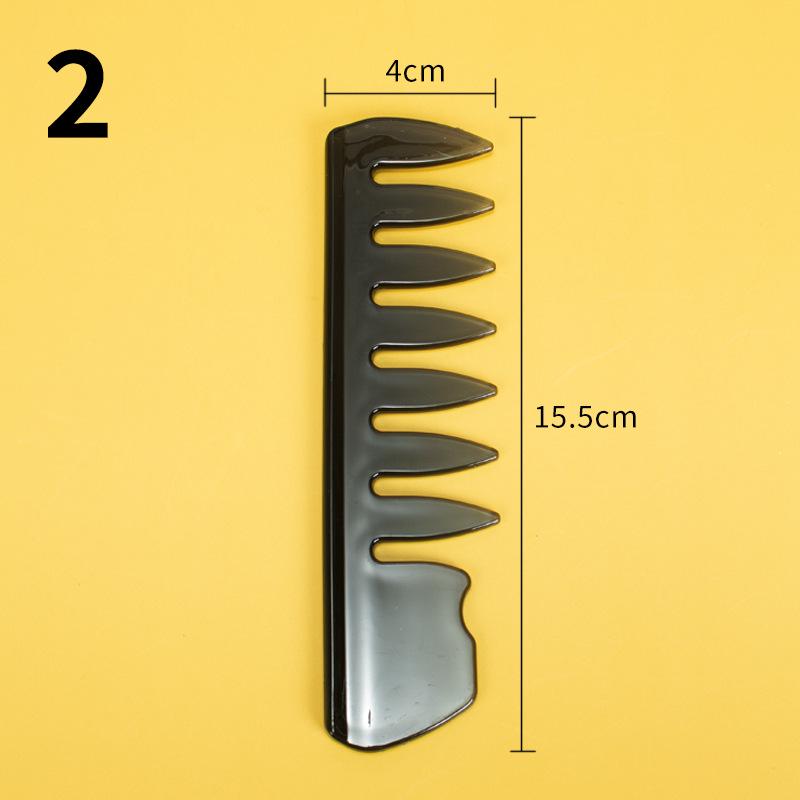 Men s Slicked Back Styling Comb - Large Curved Comb for Textured, Fluffy Hairstyles, Barbershop Essential