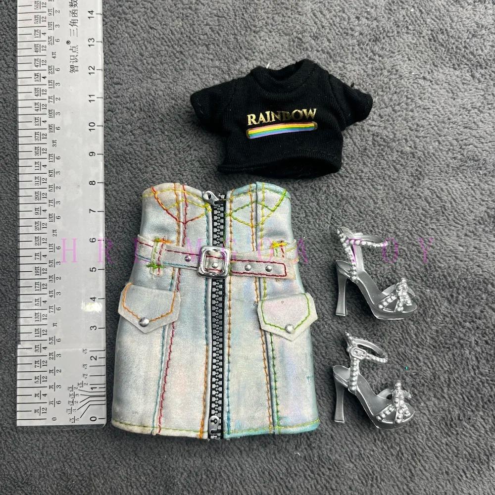 Original Gelenkige Regenbogen Mittelschule Schleim Puppe Große Schwester Modekleid Mädchen Feiertagsgeschenk Spielzeug