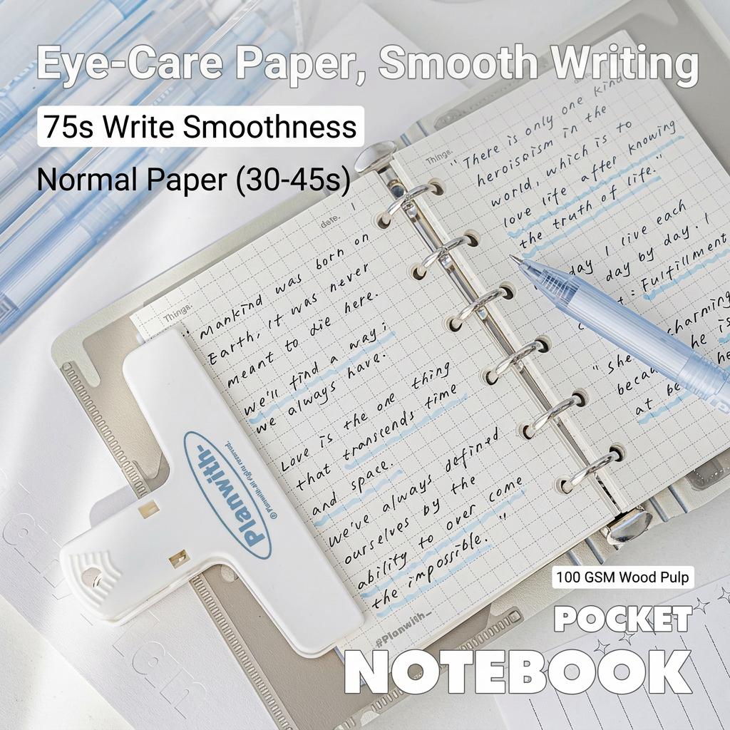 Waterproof Journal Thick Paper Portable Notebook Eye-Friendly Paper Notebook Minimalist Hard Cover Planner For Gifting Study