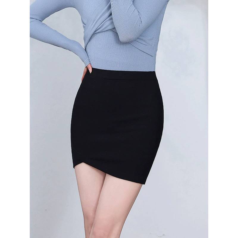Spring Summer High Waist Bodycon Skirt With Side Slit For Office And Casual Wear