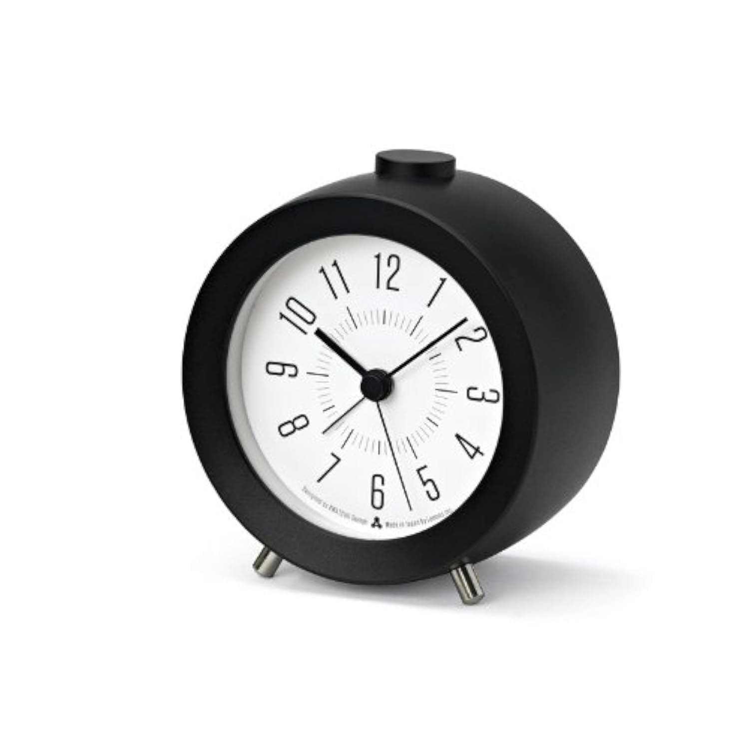 

Lemnos alarm clock JIJI alarm black AWA13-04 BKw100×h107xd58mm