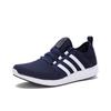 Adidas Bounce Comfortable Versatile Non-Slip Wear-Resistant Low-Top Casual Running Shoes Unisex Sneakers Navy-Blue AQ3127