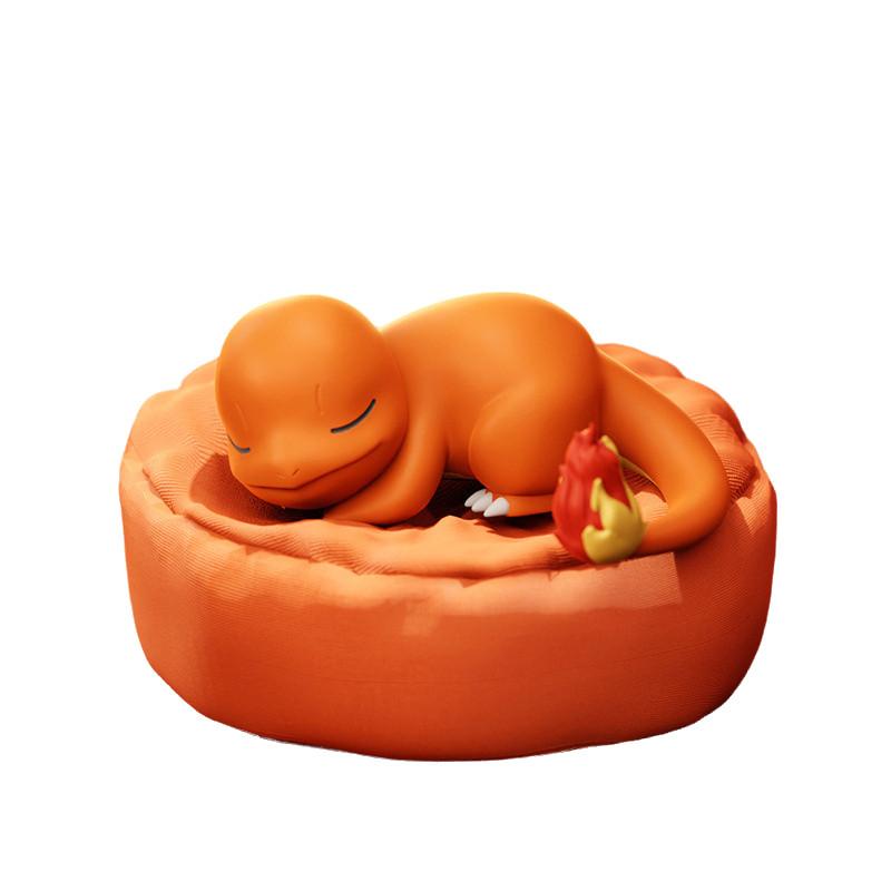 Snorlax Charmander Slowpoke Rowlet Meowth Toy Sleep Model Gift Christmas