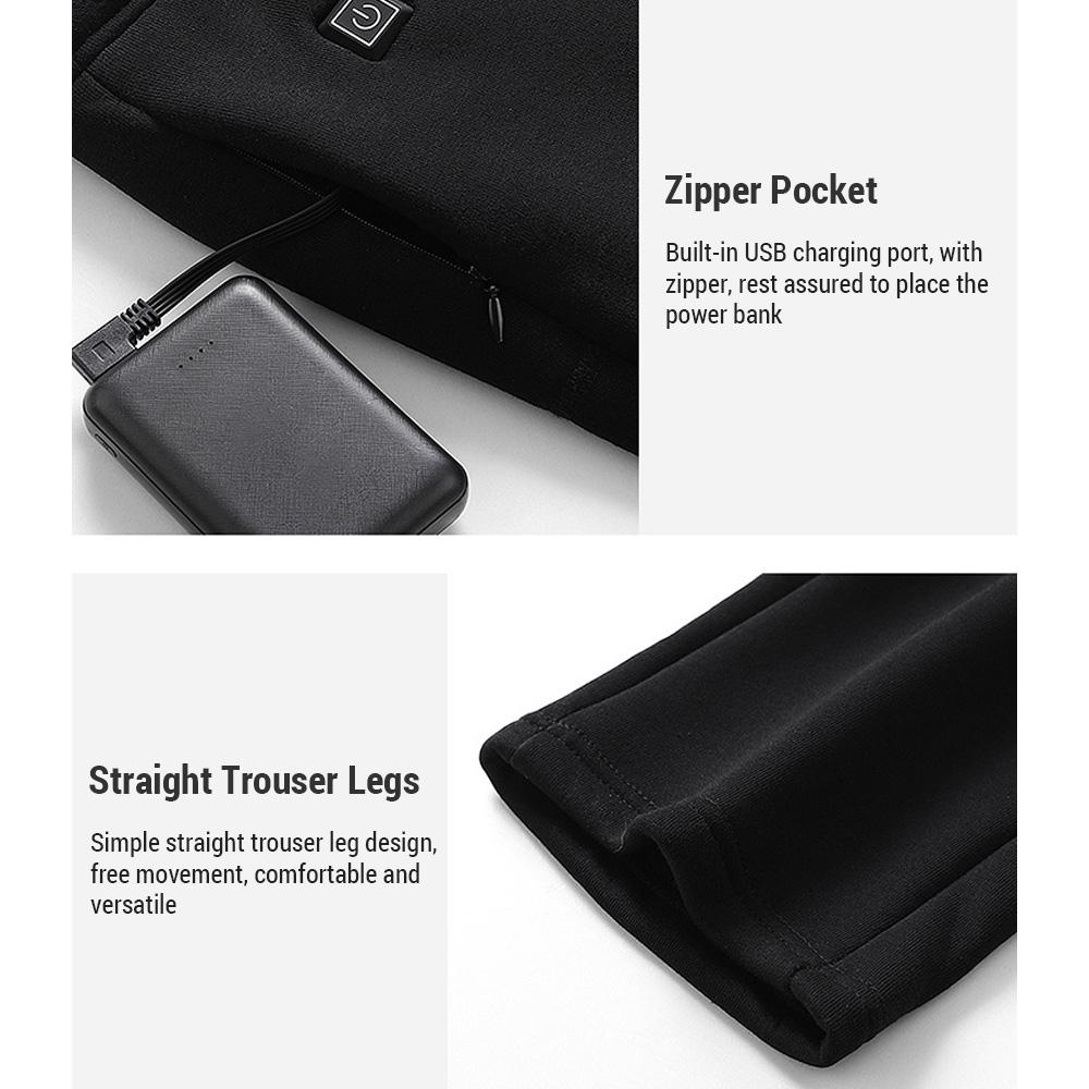 Elektrisches Heizunterwäsche-Set für Herren, 22 Bereiche, Ski-Heiz-Ganzkörperanzug