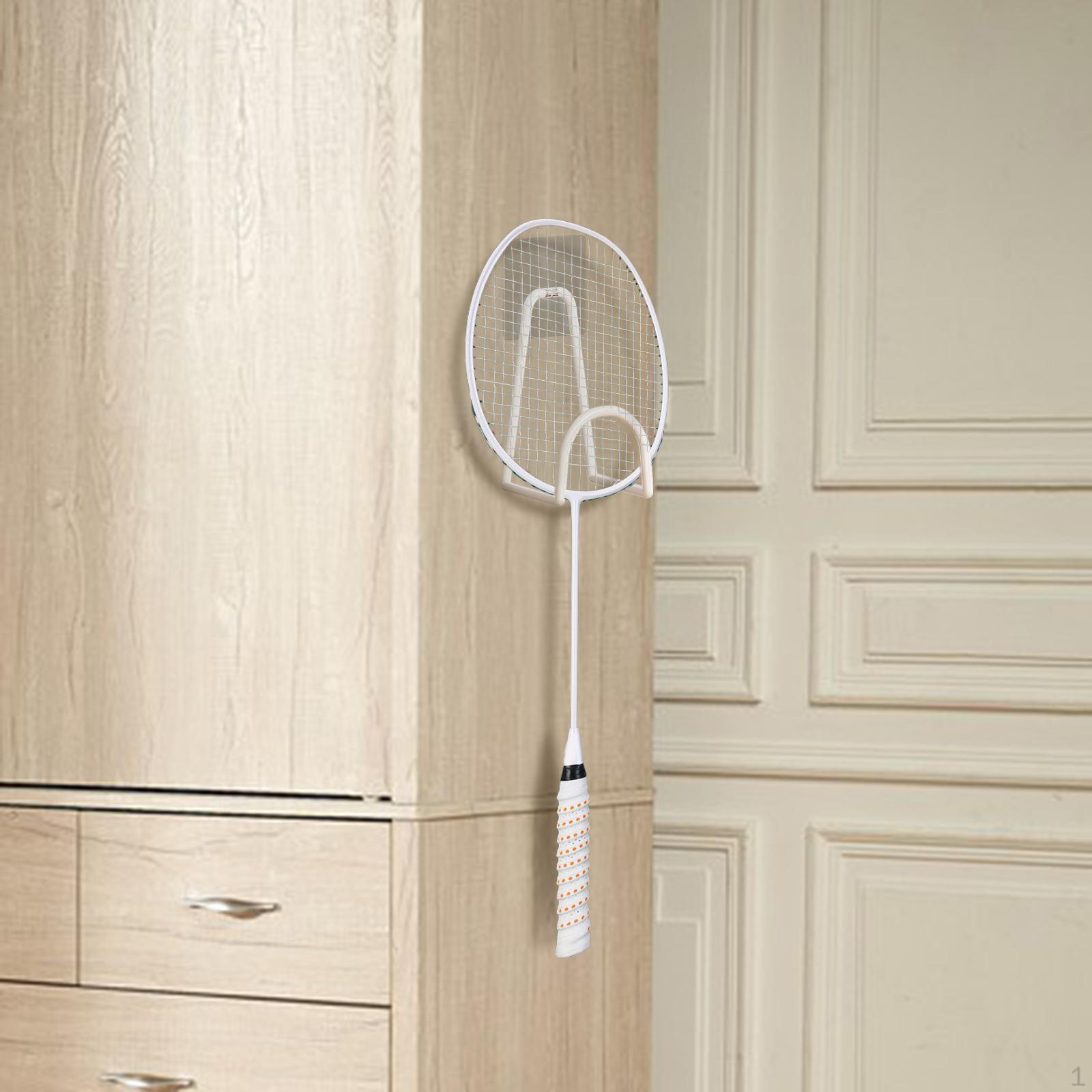 

Стойка для бадминтонных и теннисных ракеток, Легкая, Простая, Настенная, Идеально подходит для клубных спортивных площадок. белый