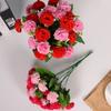 1Pc Easy To Maintain Fake Flower Anti-fall Plastic Photography Props Artificial Plant