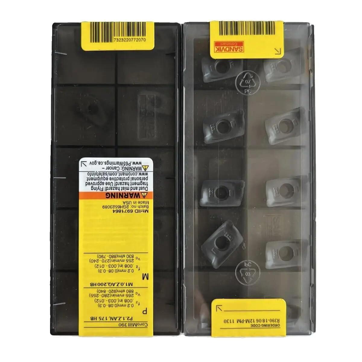 

R390-180612M-PM 1130 / Industrial indexable Carbide Inserts 10 PCS